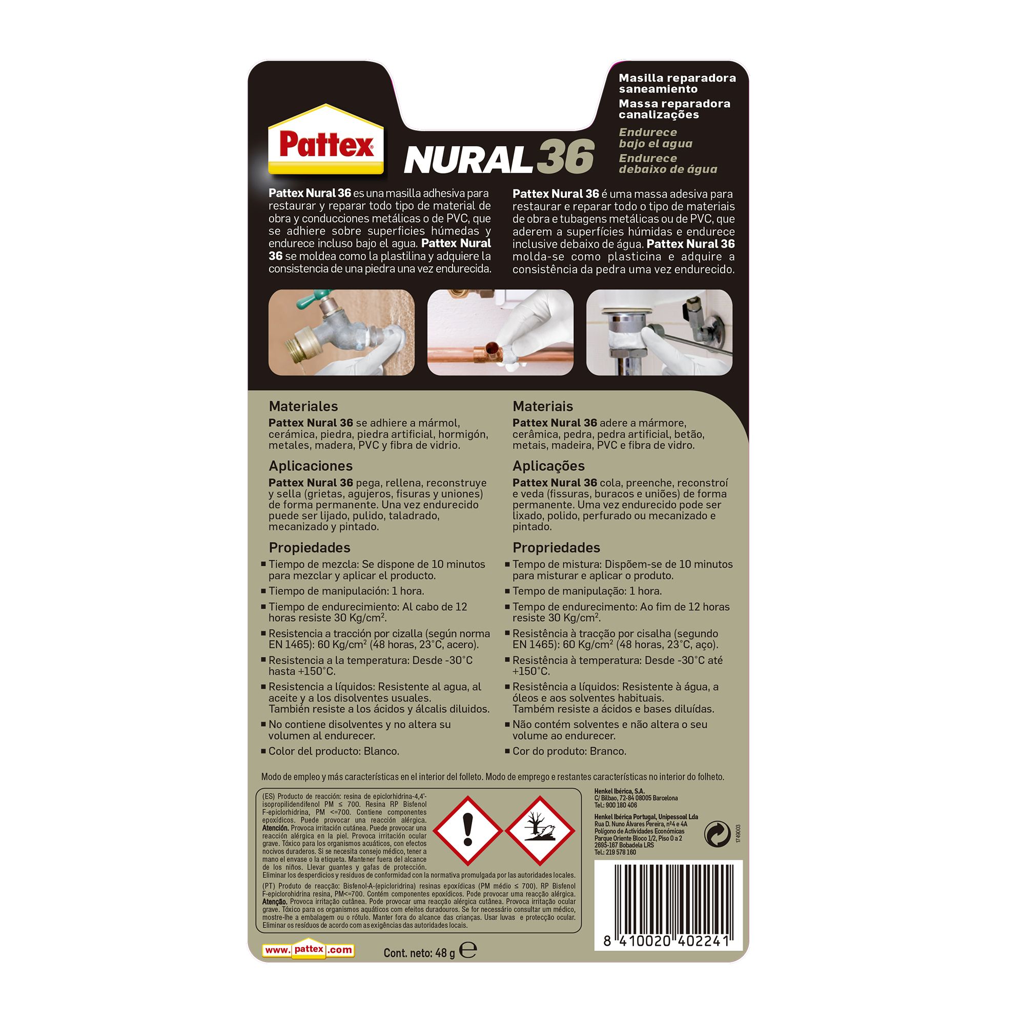 Pattex Nural-36 Bl 48 gr